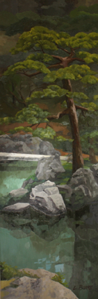 Pine Tree at the Silver Pavilion
72" x 24" SOLD